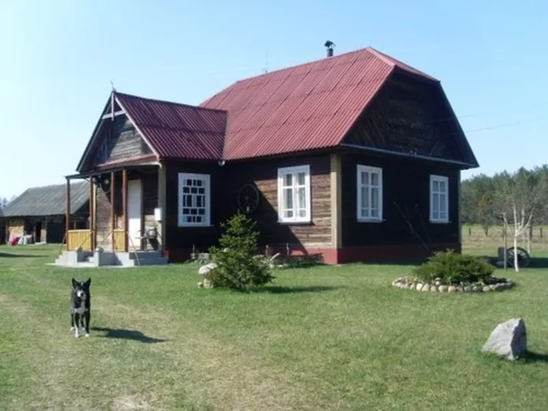 Продается деревянный дом на хуторе